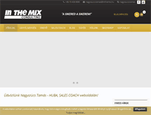 Tablet Screenshot of inthemix.hu